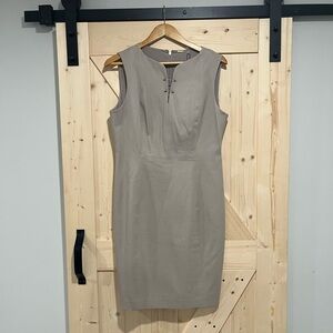 NWT Elie Tahari Sheath Dress in Taupe, Size 10
